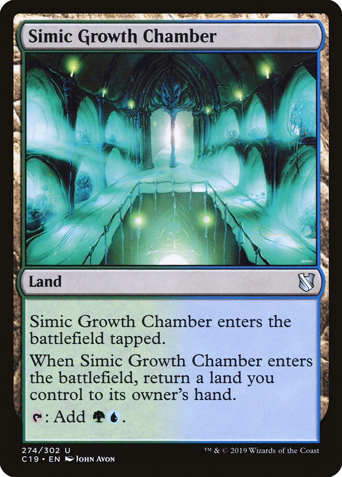 Simic Growth Chamber [Commander 2019] | Galaxy Games LLC