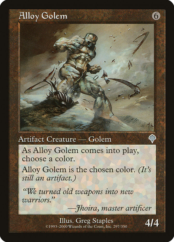 Alloy Golem [Invasion] | Galaxy Games LLC