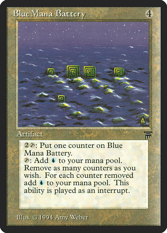 Blue Mana Battery [Legends] | Galaxy Games LLC