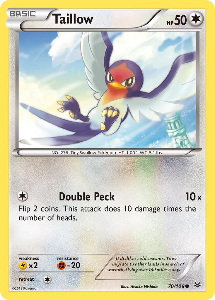 Taillow (70/108) [XY: Roaring Skies] | Galaxy Games LLC