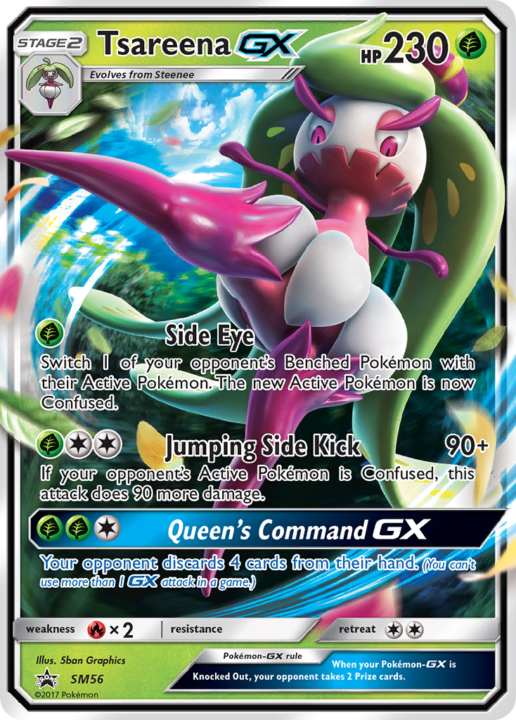 Tsareena GX (SM56) [Sun & Moon: Black Star Promos] | Galaxy Games LLC