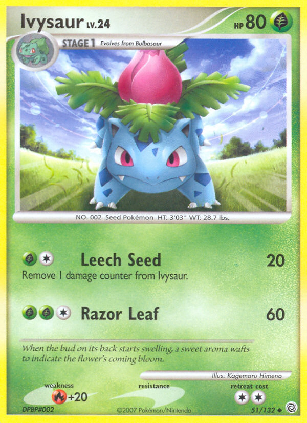 Ivysaur (51/132) [Diamond & Pearl: Secret Wonders] | Galaxy Games LLC