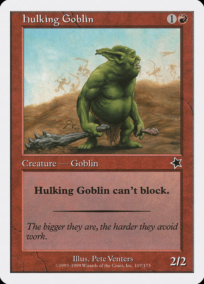Hulking Goblin [Starter 1999] | Galaxy Games LLC