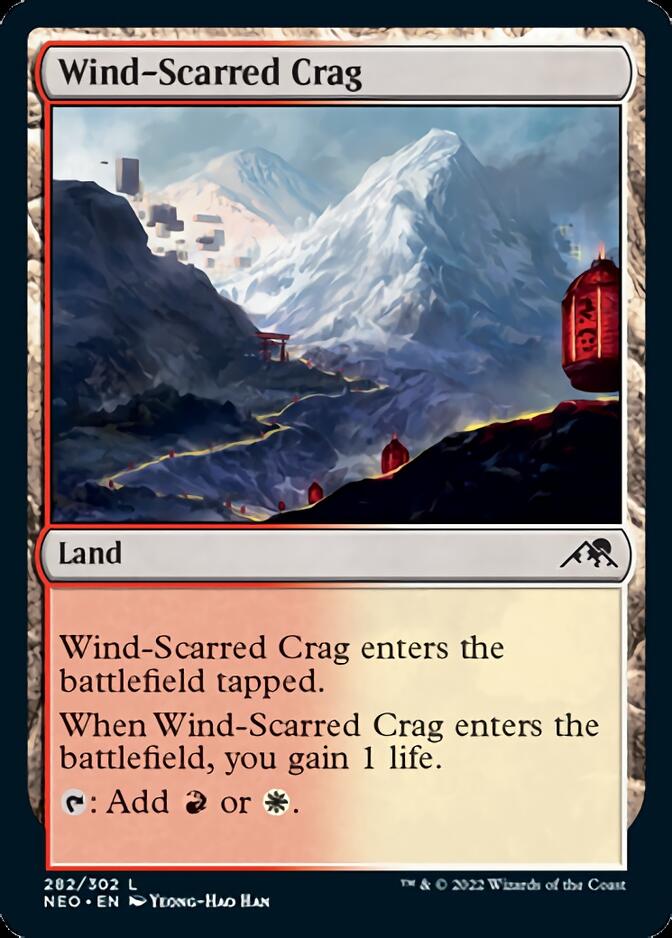 Wind-Scarred Crag [Kamigawa: Neon Dynasty] | Galaxy Games LLC