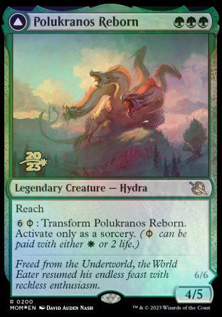 Polukranos Reborn // Polukranos, Engine of Ruin [March of the Machine Prerelease Promos] | Galaxy Games LLC