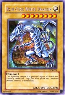 Blue-Eyes White Dragon (Power of Chaos: Kaiba the Revenge) [PCK-001] Secret Rare | Galaxy Games LLC