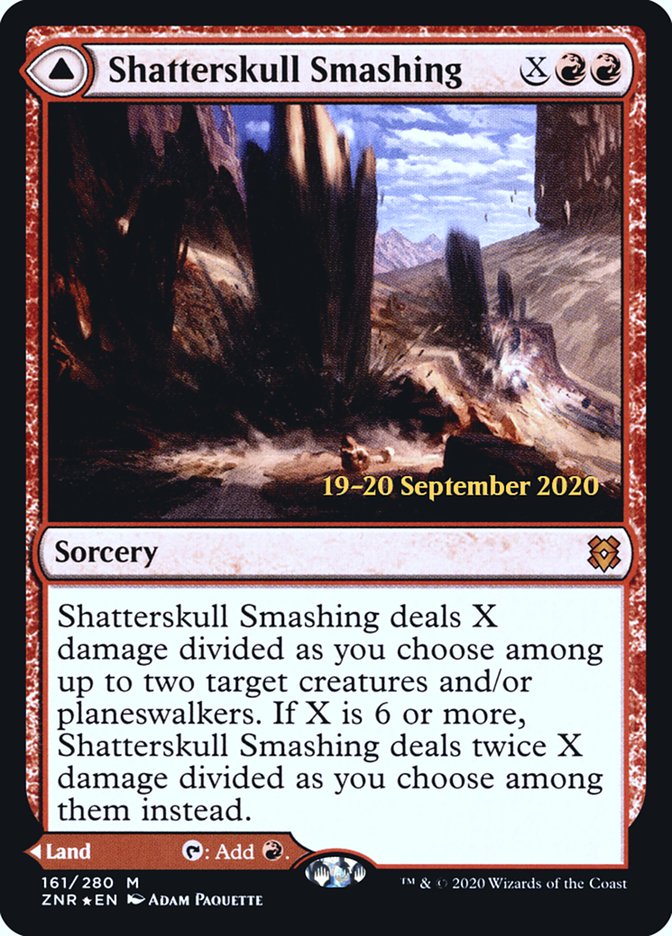 Shatterskull Smashing // Shatterskull, the Hammer Pass [Zendikar Rising Prerelease Promos] | Galaxy Games LLC