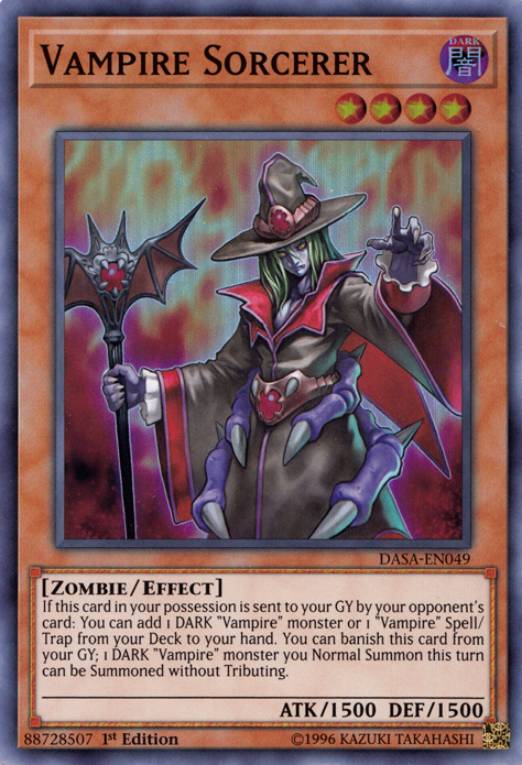 Vampire Sorcerer [DASA-EN049] Super Rare | Galaxy Games LLC