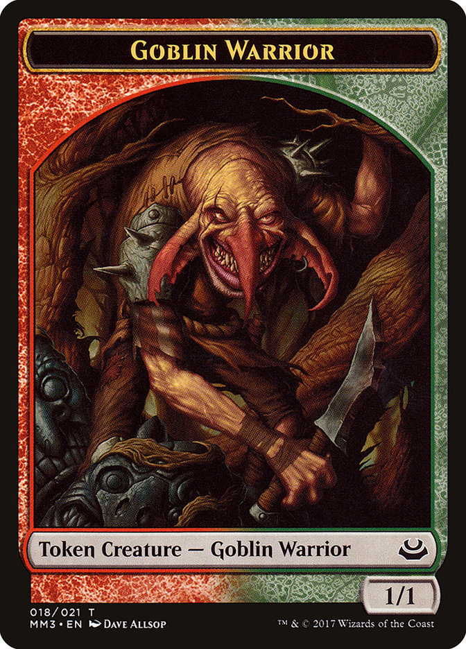 Goblin Warrior Token [Modern Masters 2017 Tokens] | Galaxy Games LLC