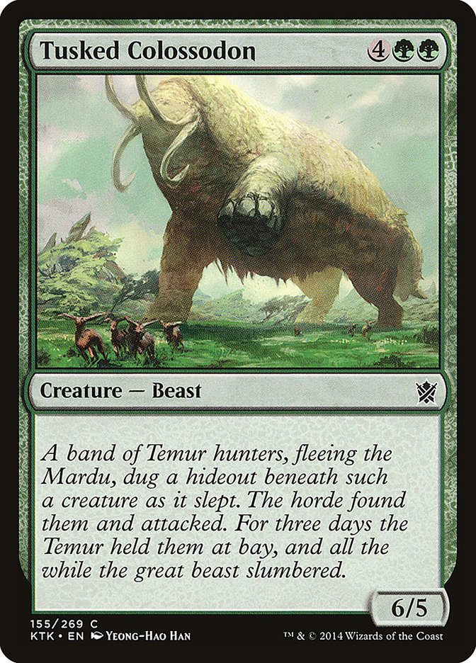 Tusked Colossodon [Khans of Tarkir] | Galaxy Games LLC