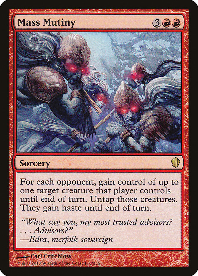 Mass Mutiny [Commander 2013] | Galaxy Games LLC