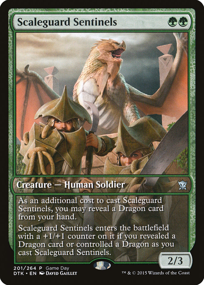 Scaleguard Sentinels (Game Day) [Dragons of Tarkir Promos] | Galaxy Games LLC