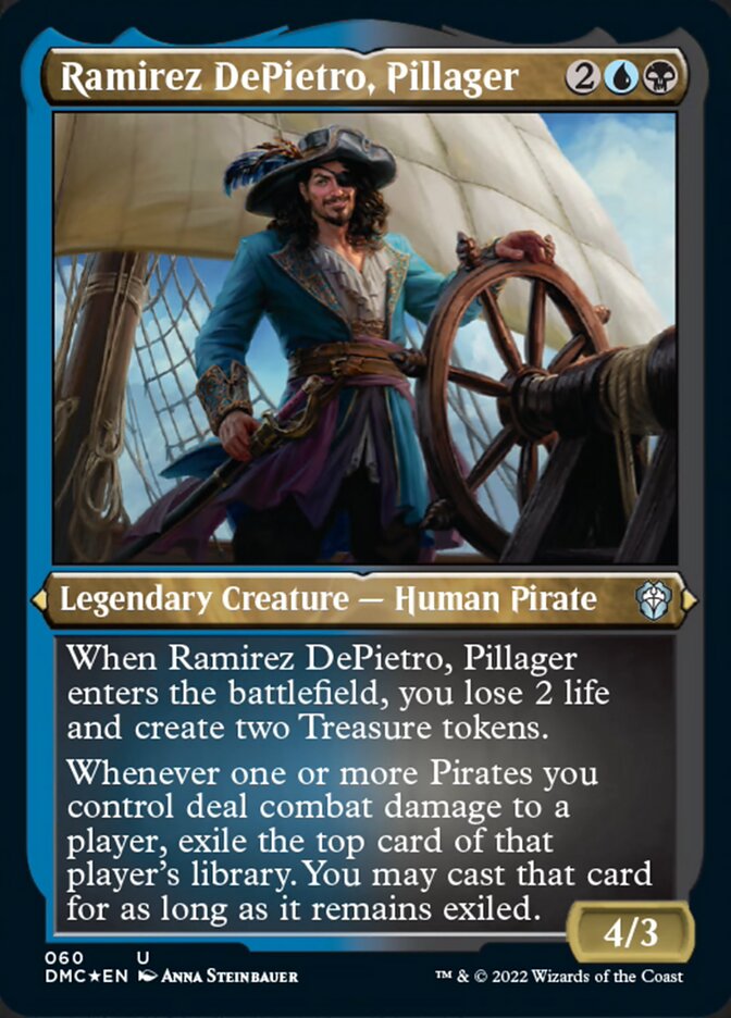 Ramirez DePietro, Pillager (Foil Etched) [Dominaria United Commander] | Galaxy Games LLC