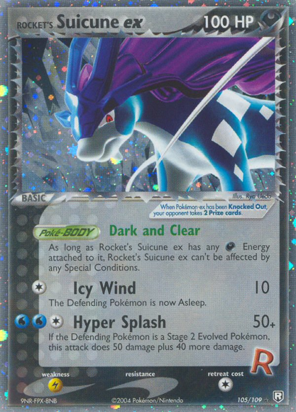 Rocket's Suicune ex (105/109) [EX: Team Rocket Returns] | Galaxy Games LLC