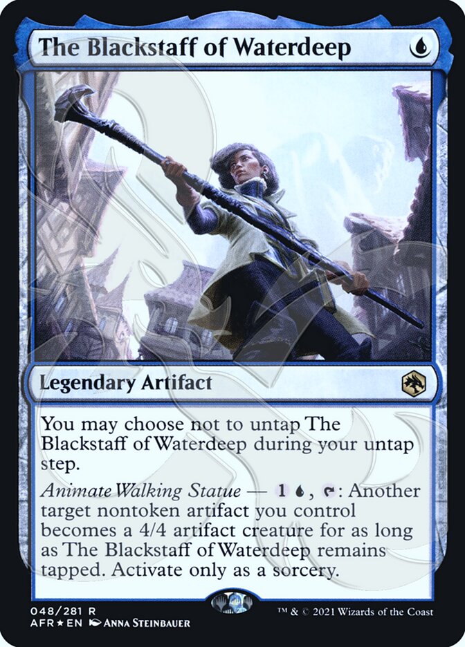 The Blackstaff of Waterdeep (Ampersand Promo) [Dungeons & Dragons: Adventures in the Forgotten Realms Promos] | Galaxy Games LLC
