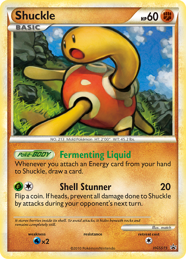 Shuckle (HGSS15) [HeartGold & SoulSilver: Black Star Promos] | Galaxy Games LLC