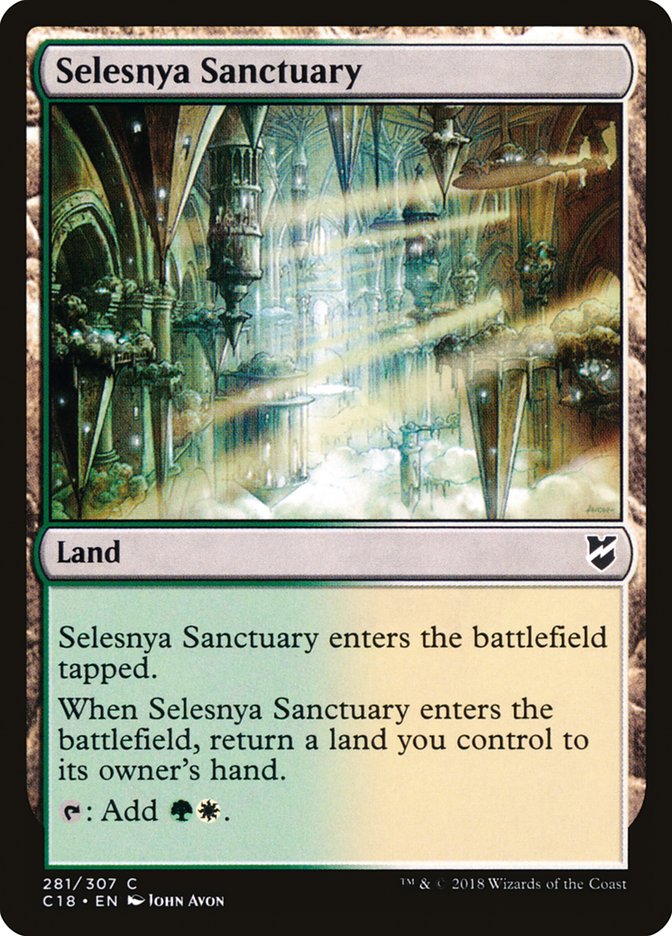 Selesnya Sanctuary [Commander 2018] | Galaxy Games LLC