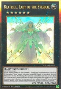 Beatrice, Lady of the Eternal [MAGO-EN035] Gold Rare | Galaxy Games LLC