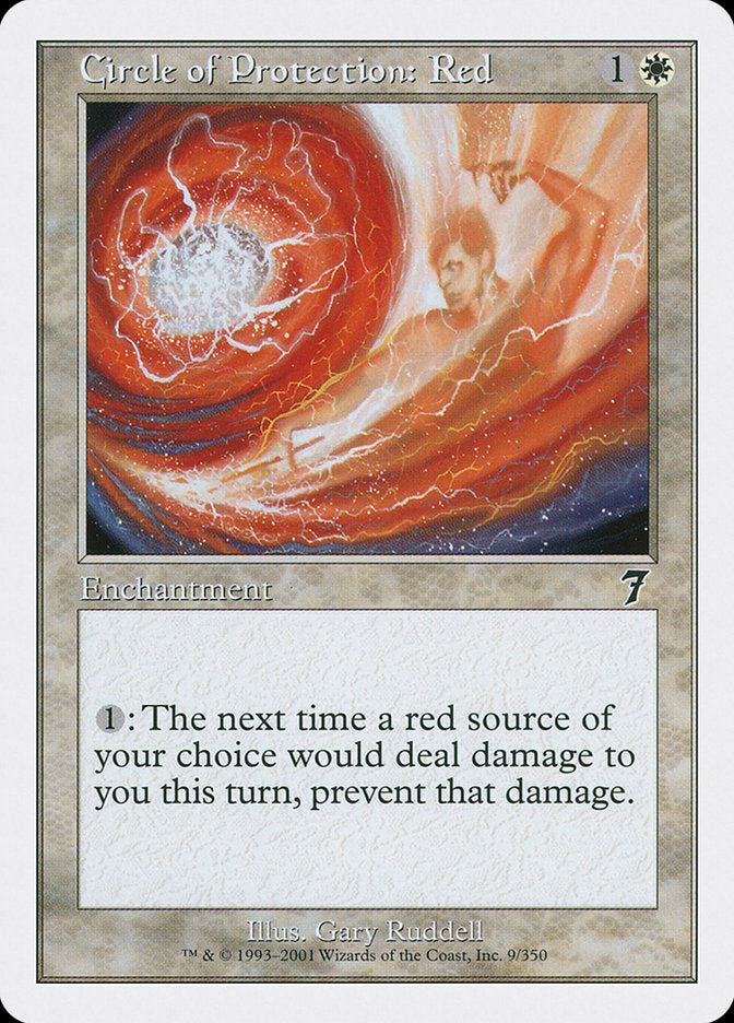 Circle of Protection: Red [Seventh Edition] | Galaxy Games LLC