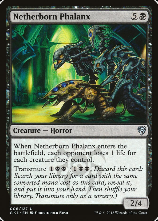 Netherborn Phalanx [Guilds of Ravnica Guild Kit] | Galaxy Games LLC
