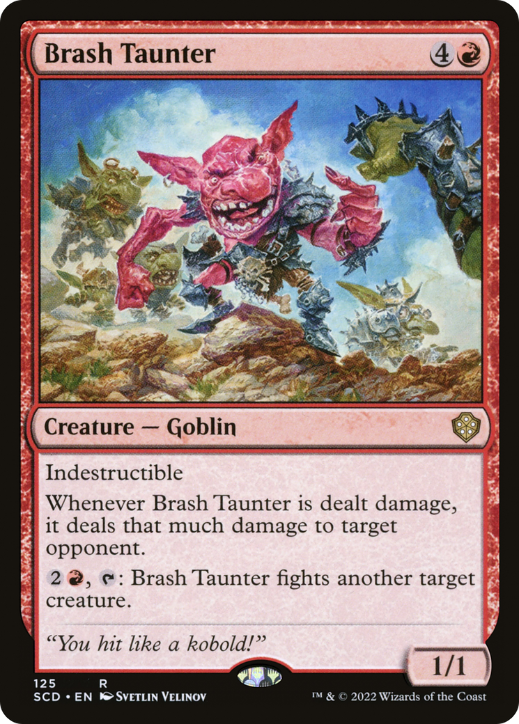 Brash Taunter [Starter Commander Decks] | Galaxy Games LLC