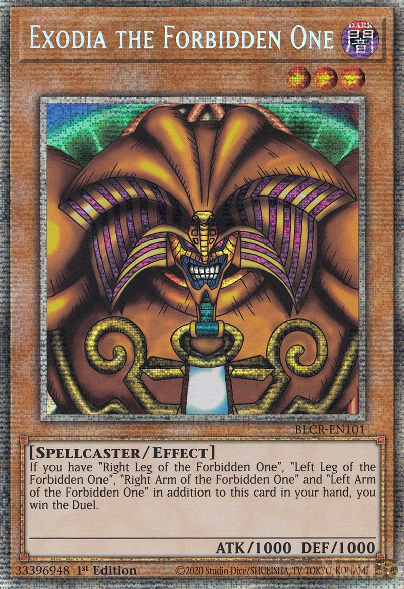 Exodia the Forbidden One [BLCR-EN101] Starlight Rare | Galaxy Games LLC