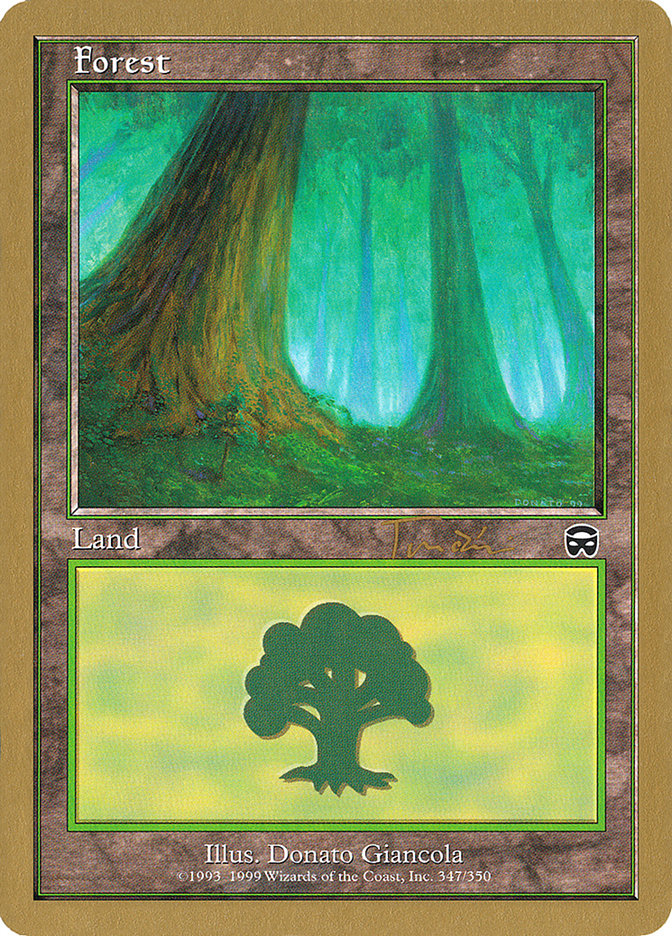 Forest (jt347a) (Jan Tomcani) [World Championship Decks 2001] | Galaxy Games LLC