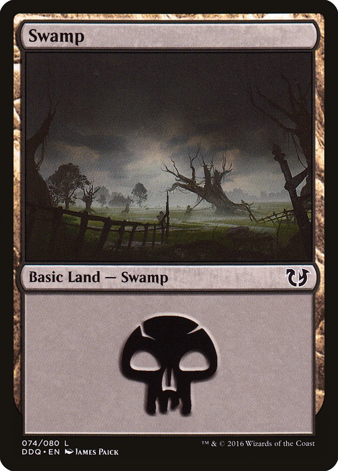 Swamp (74) [Duel Decks: Blessed vs. Cursed] | Galaxy Games LLC