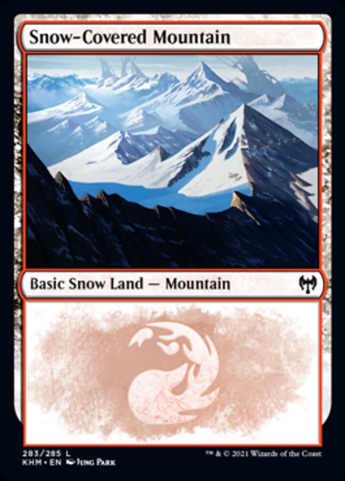 Snow-Covered Mountain (283) [Kaldheim] | Galaxy Games LLC