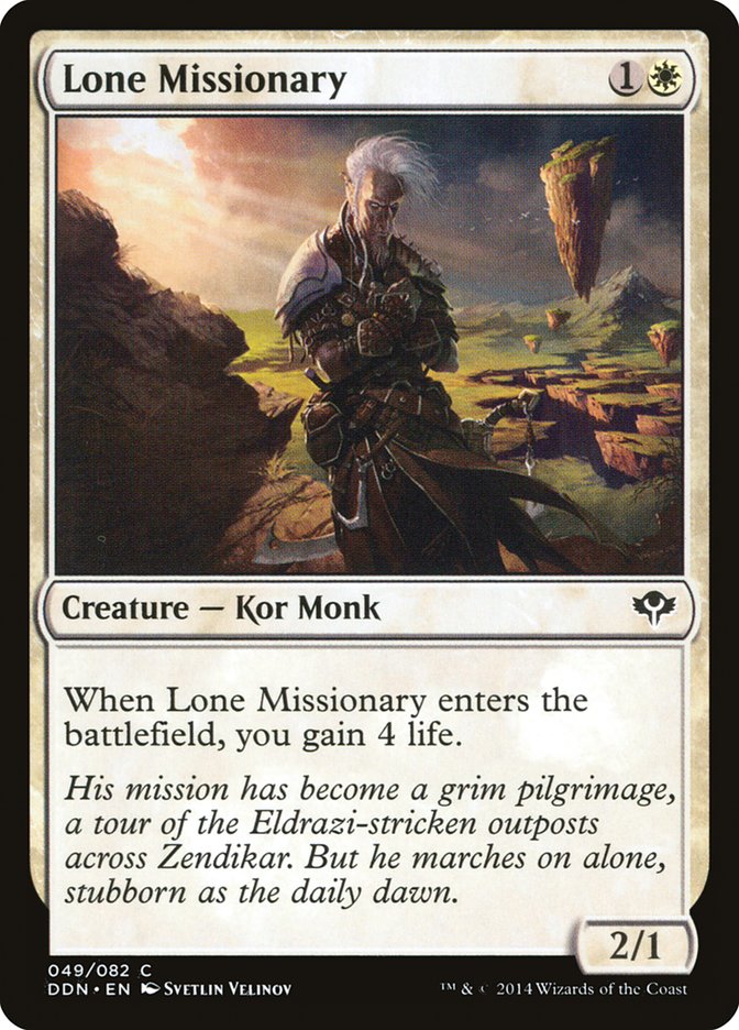 Lone Missionary [Duel Decks: Speed vs. Cunning] | Galaxy Games LLC