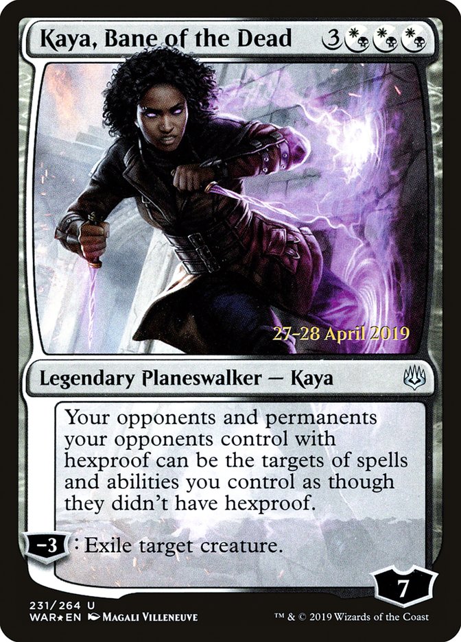 Kaya, Bane of the Dead [War of the Spark Prerelease Promos] | Galaxy Games LLC