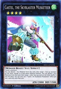 Castel, the Skyblaster Musketeer [DUEA-EN054] Super Rare | Galaxy Games LLC