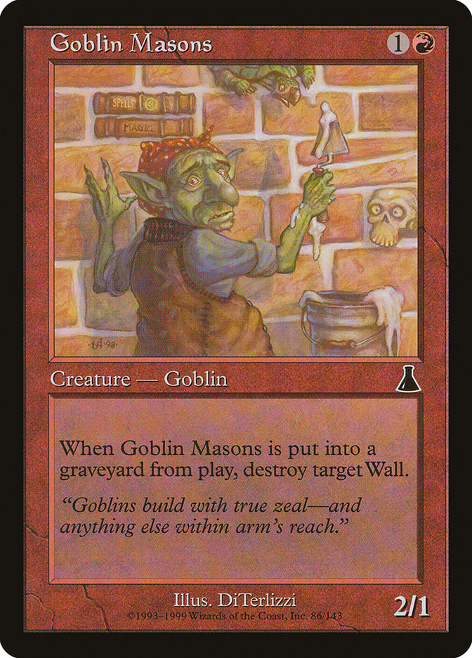 Goblin Masons [Urza's Destiny] | Galaxy Games LLC