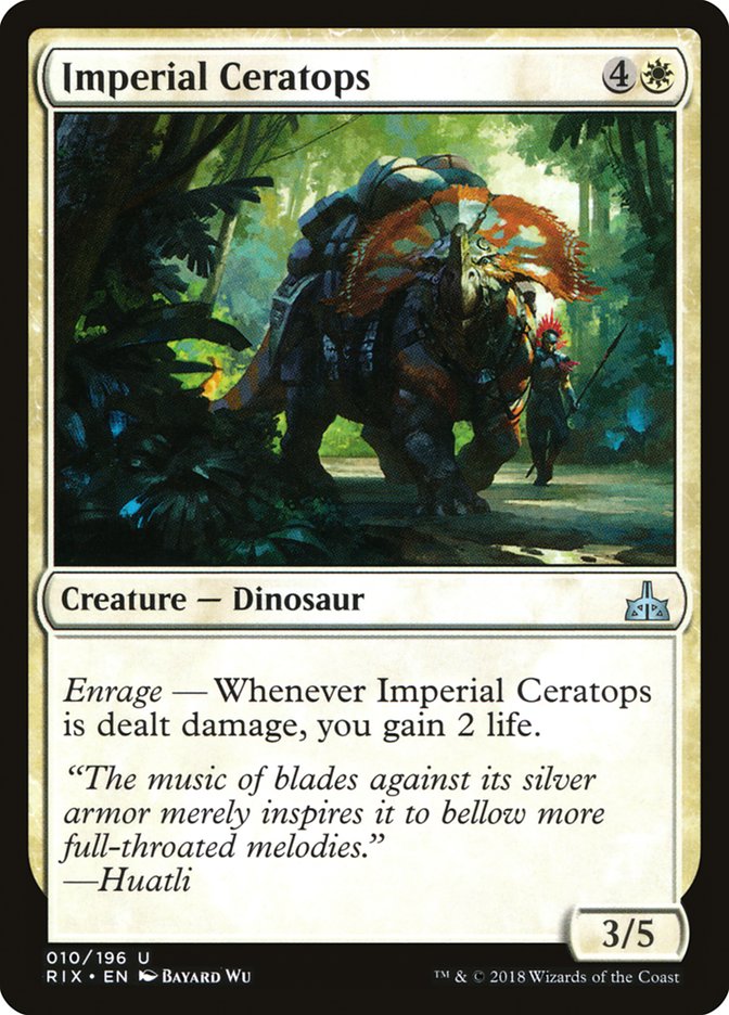 Imperial Ceratops [Rivals of Ixalan] | Galaxy Games LLC