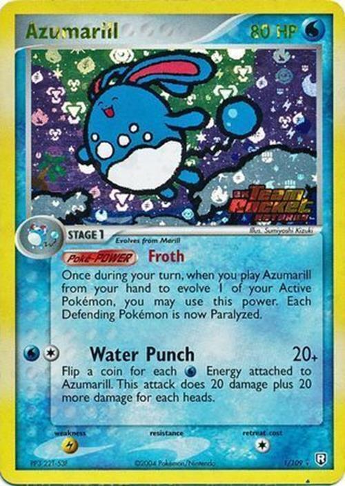 Azumarill (1/109) (Stamped) [EX: Team Rocket Returns] | Galaxy Games LLC