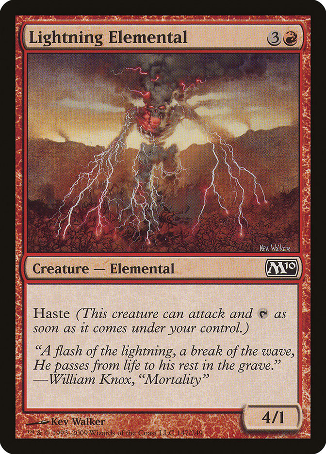 Lightning Elemental [Magic 2010] | Galaxy Games LLC