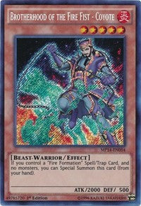 Brotherhood of the Fire Fist - Coyote [MP14-EN054] Secret Rare | Galaxy Games LLC