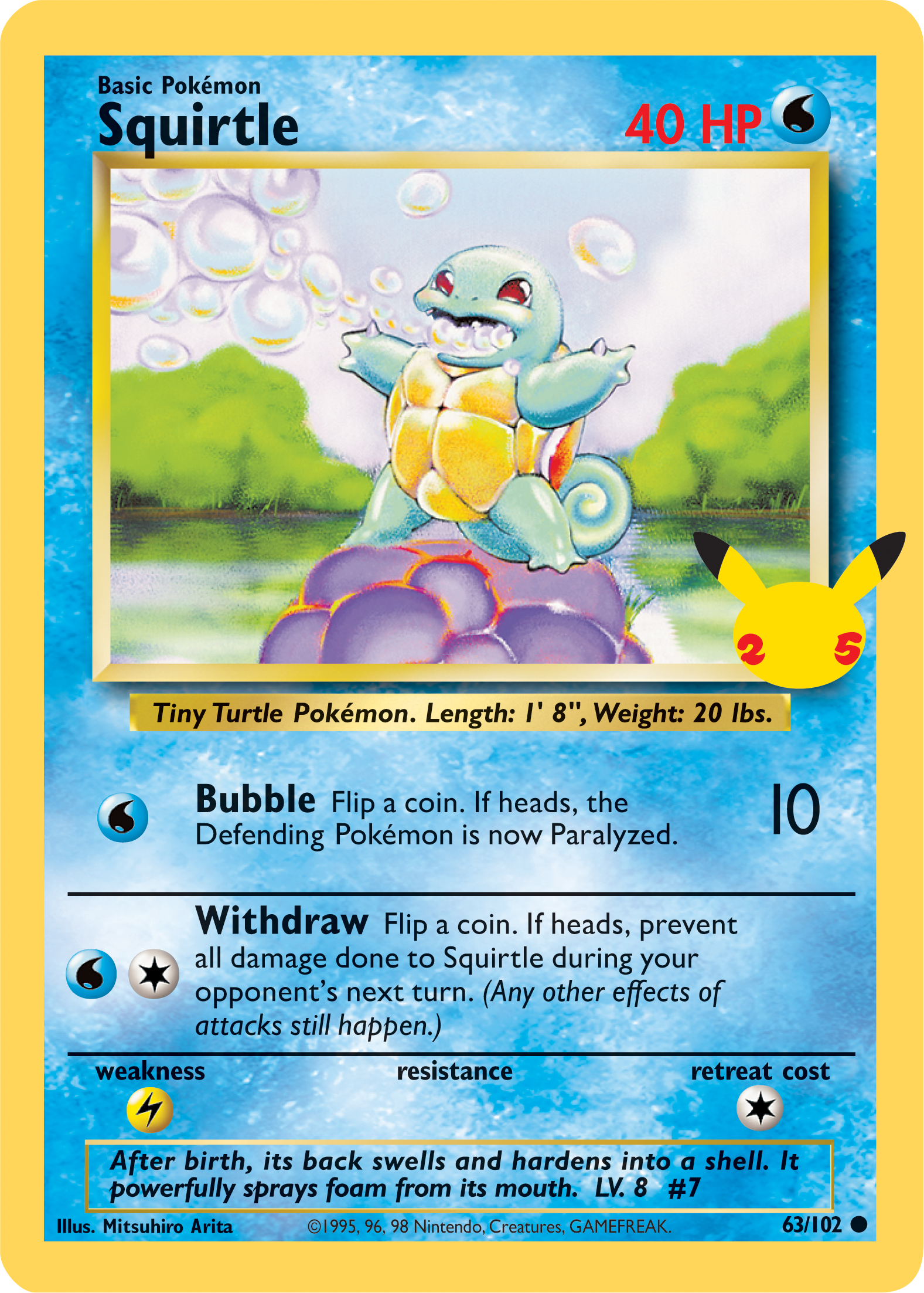 Squirtle (63/102) [First Partner Pack] | Galaxy Games LLC