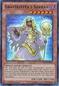 Gravekeeper's Shaman [MP14-EN214] Super Rare | Galaxy Games LLC