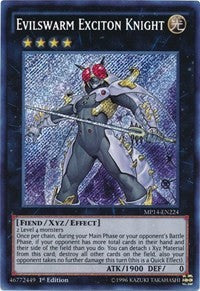 Evilswarm Exciton Knight [MP14-EN224] Secret Rare | Galaxy Games LLC