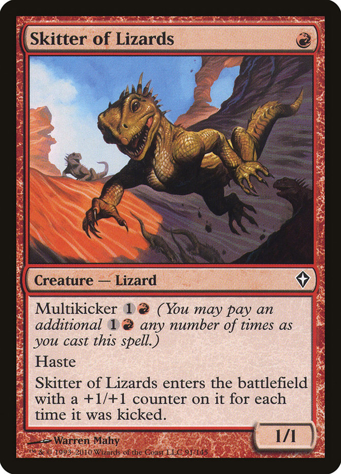 Skitter of Lizards [Worldwake] | Galaxy Games LLC