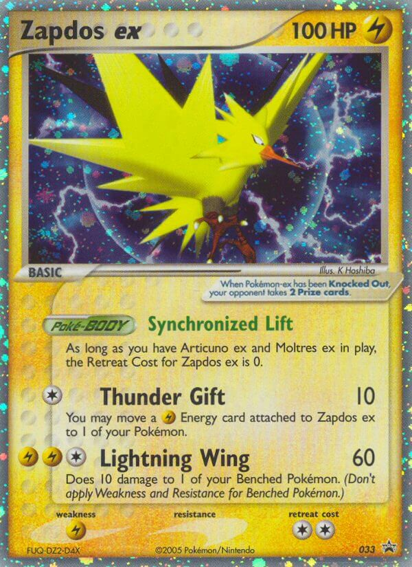 Zapdos ex (033) [Nintendo: Black Star Promos] | Galaxy Games LLC