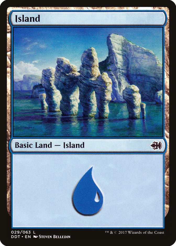 Island (29) [Duel Decks: Merfolk vs. Goblins] | Galaxy Games LLC