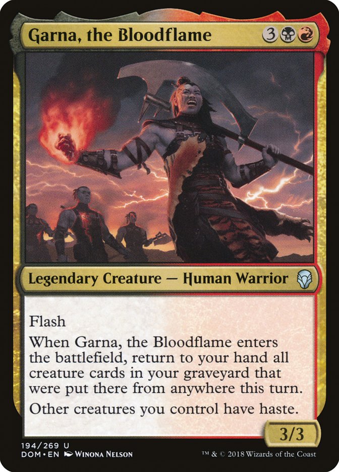 Garna, the Bloodflame [Dominaria] | Galaxy Games LLC