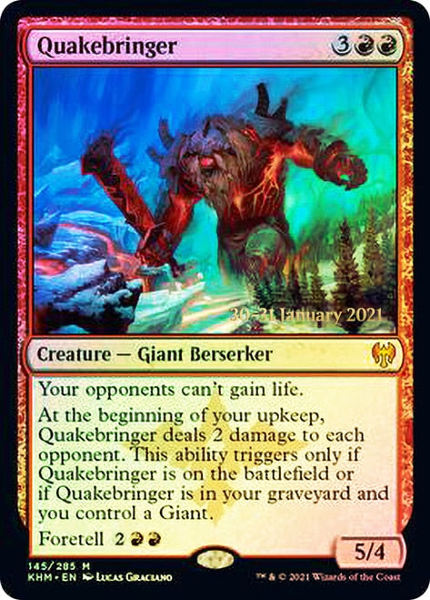 Quakebringer [Kaldheim Prerelease Promos] | Galaxy Games LLC