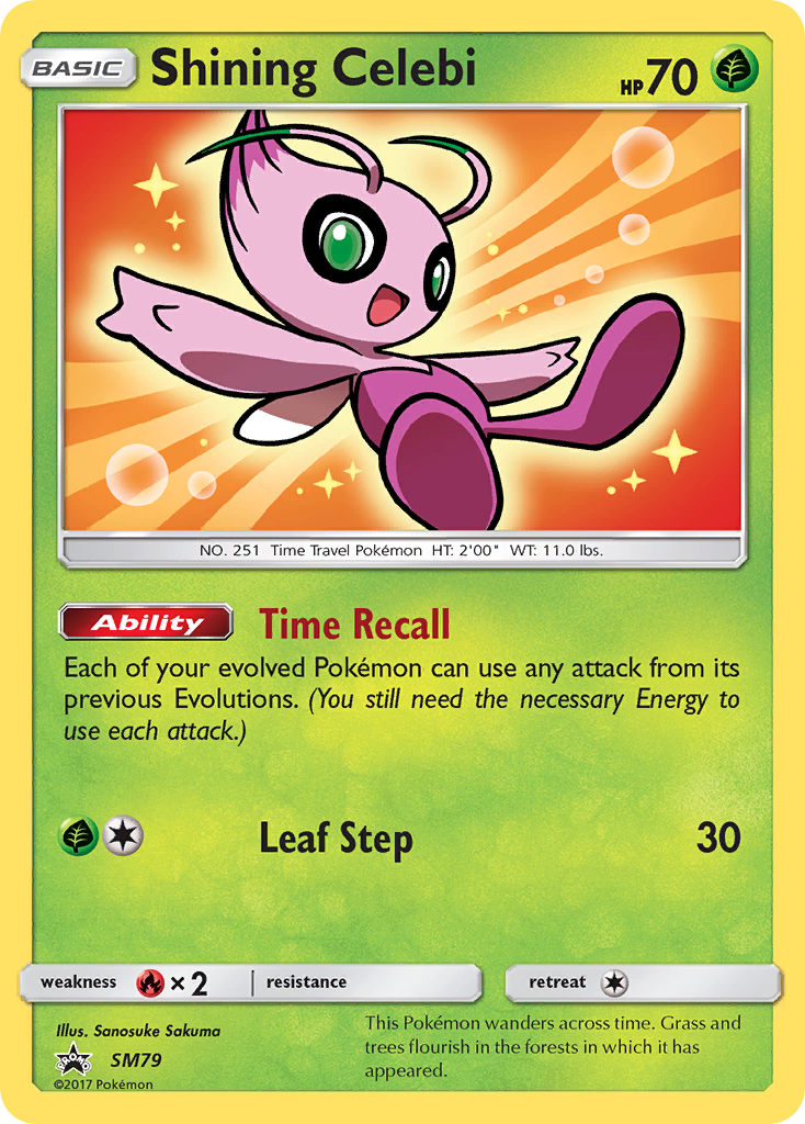 Shining Celebi (SM79) [Sun & Moon: Black Star Promos] | Galaxy Games LLC