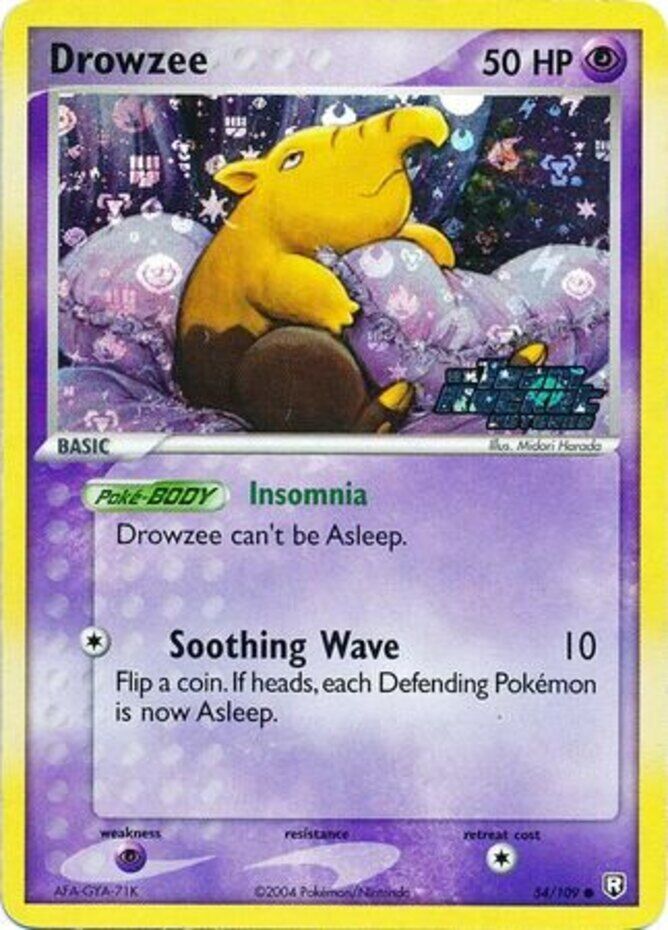 Drowzee (54/109) (Stamped) [EX: Team Rocket Returns] | Galaxy Games LLC