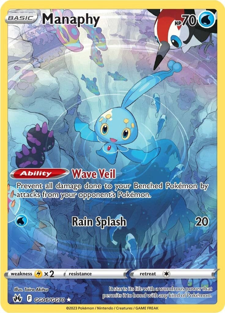 Manaphy (GG06/GG70) [Sword & Shield: Crown Zenith] | Galaxy Games LLC