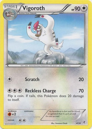 Vigoroth (4/30) [XY: Trainer Kit 1 - Bisharp] | Galaxy Games LLC