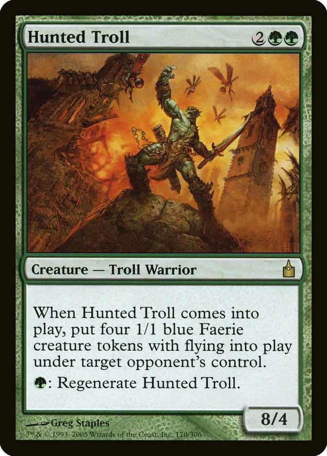 Hunted Troll [Ravnica: City of Guilds] | Galaxy Games LLC